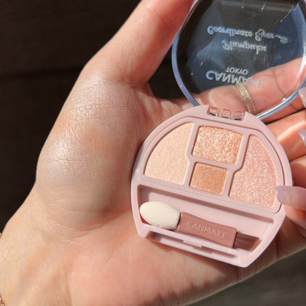 プランぷくコーデアイズ/キャンメイク/パウダーアイシャドウを使ったクチコミ(4枚目)