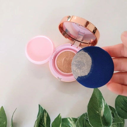 ピンクティーツリーカバークッション/APLIN/クッションファンデーションを使ったクチコミ(4枚目)