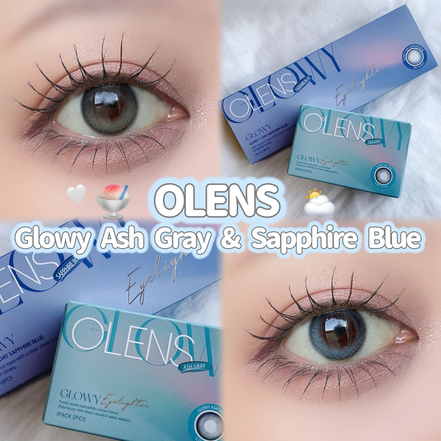 Glowy 1day/OLENS/ワンデー（１DAY）カラコンを使ったクチコミ（1枚目）