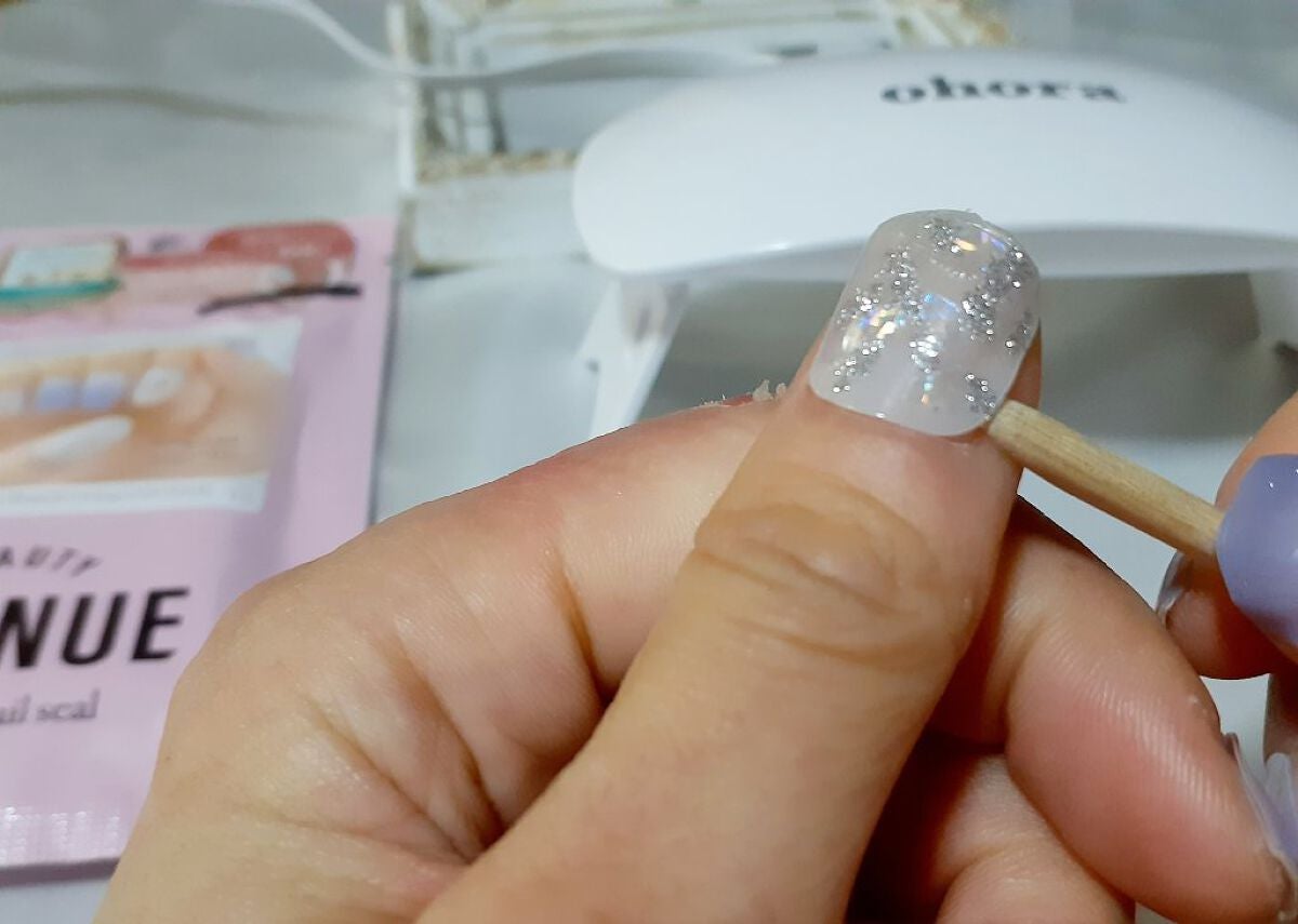 リアルジェルネイルシール/BEAUTY AVENUE/ネイルシールを使ったクチコミ(6枚目)