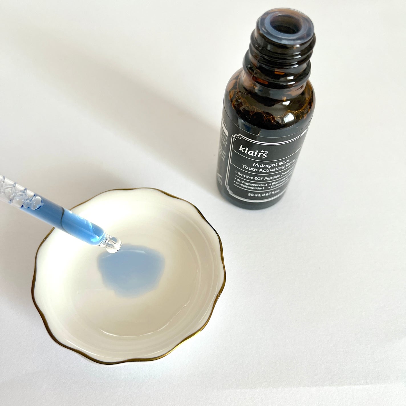 ミッドナイトブルーユースアクティベーティングドロップ(20ml)/Klairs/美容液を使ったクチコミ(3枚目)