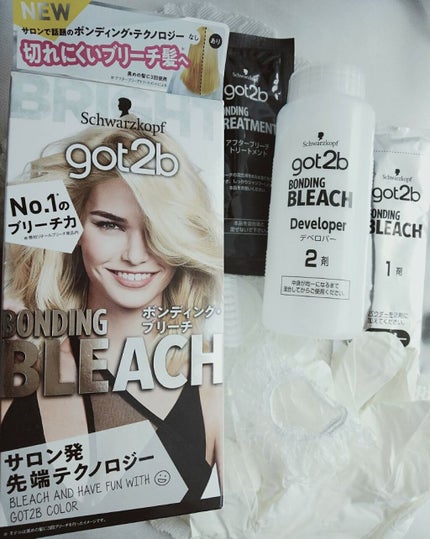 ボンディング・ブリーチ/got2b/ブリーチ剤を使ったクチコミ(1枚目)