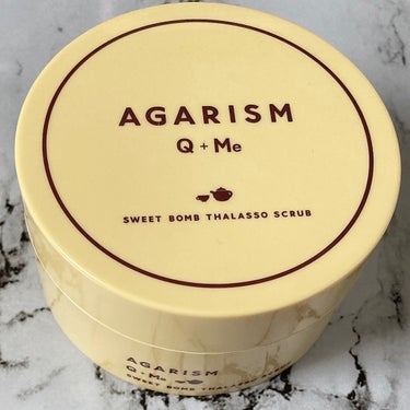 Q+Me スウィートボムタラソスクラブレモンティーの香り/AGARISM/バスト・ヒップケアを使ったクチコミ（1枚目）