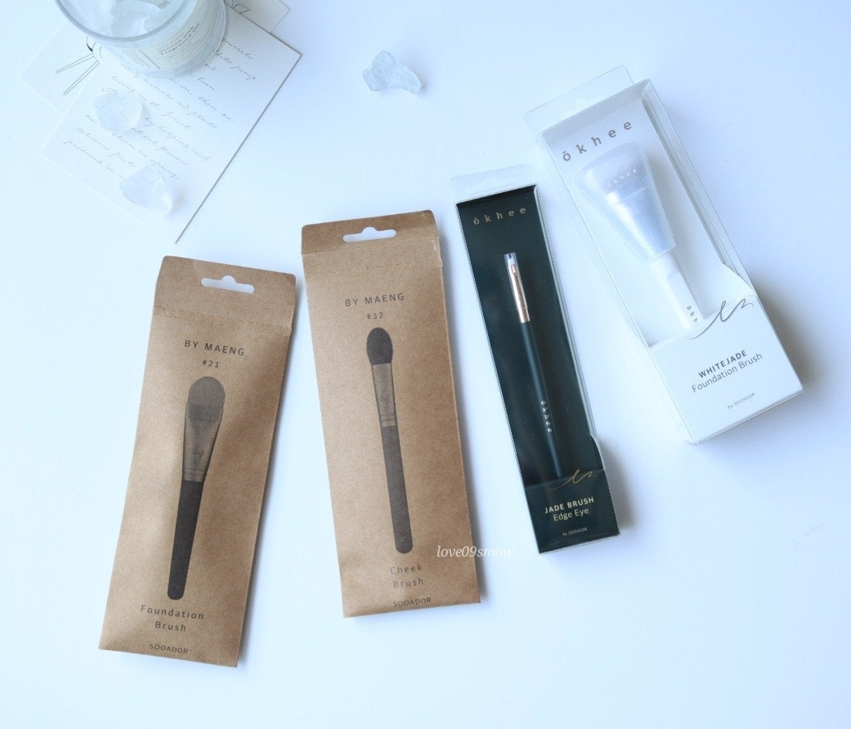 okhee 白玉ファンデーションブラシ/SOOA DOR/メイクブラシを使ったクチコミ(8枚目)