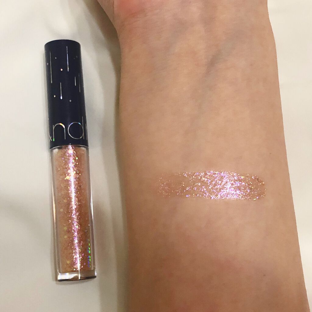 リキッド グリッター シャドウ/rom&nd/グリッターを使ったクチコミ（2枚目）