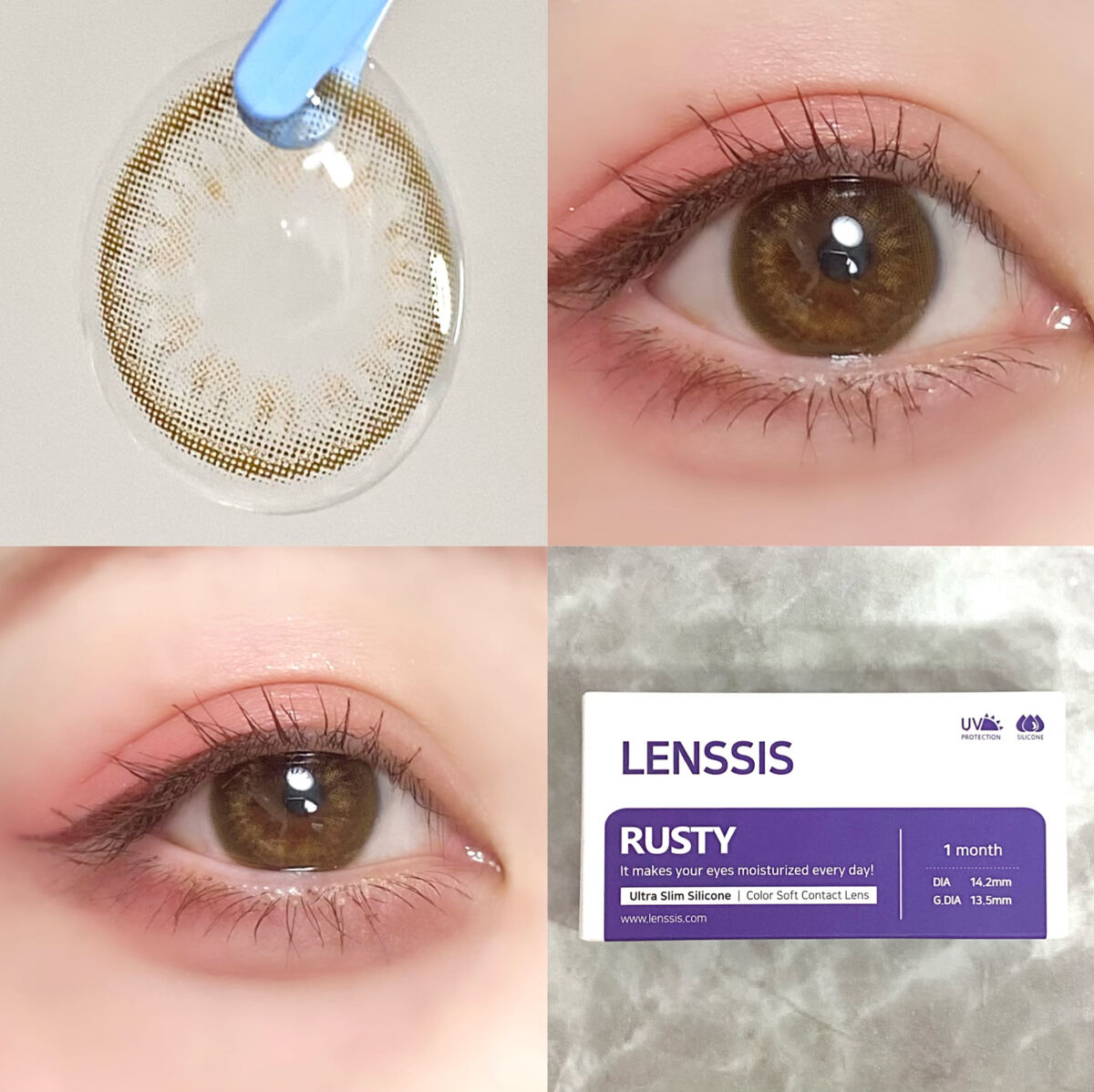 ラスティシリーズ/LENSSIS/カラーコンタクトレンズを使ったクチコミ（1枚目）