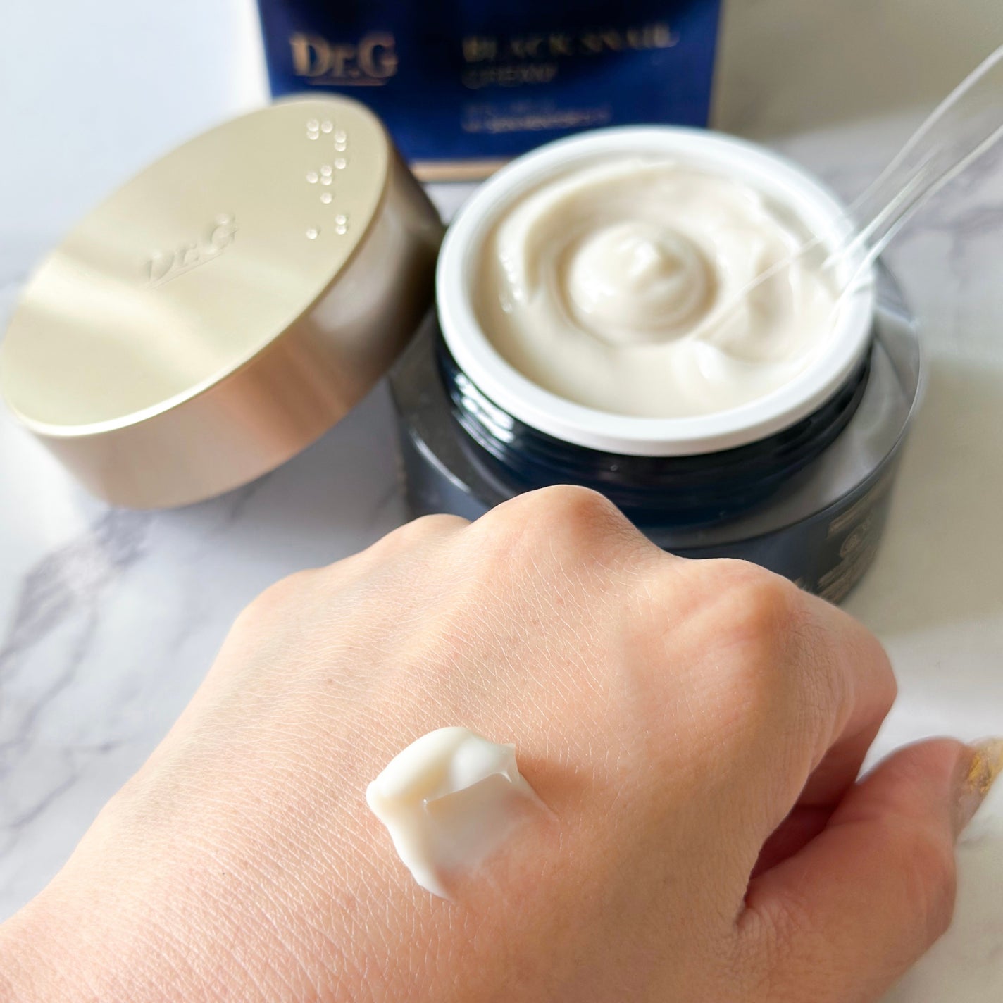 ブラックスネイル クリーム/Dr.G/フェイスクリームを使ったクチコミ(2枚目)