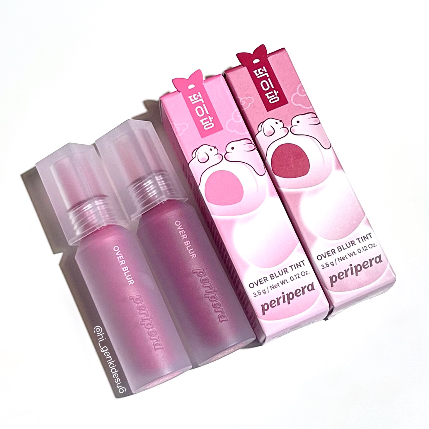  オーバー ブラー ティント/PERIPERA/リップティントを使ったクチコミ（1枚目）