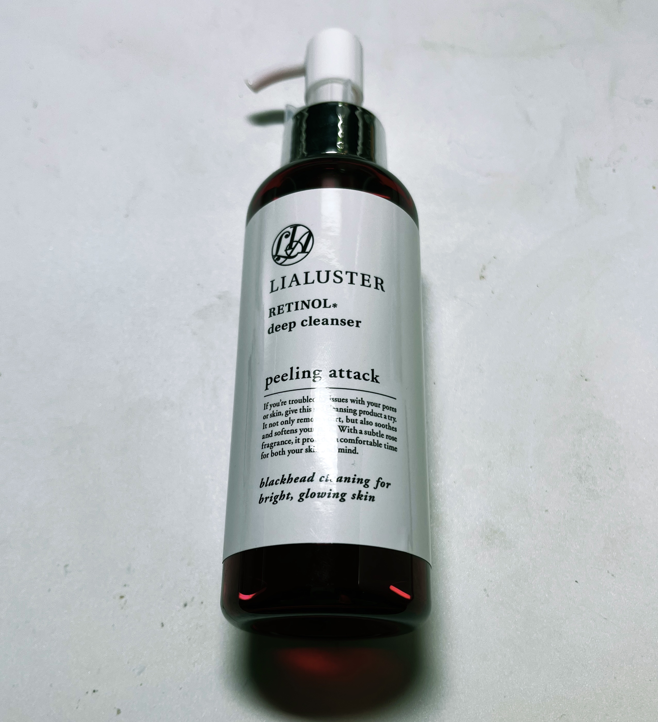 レチノールディープクレンザー/LIALUSTER/その他洗顔料を使ったクチコミ（1枚目）