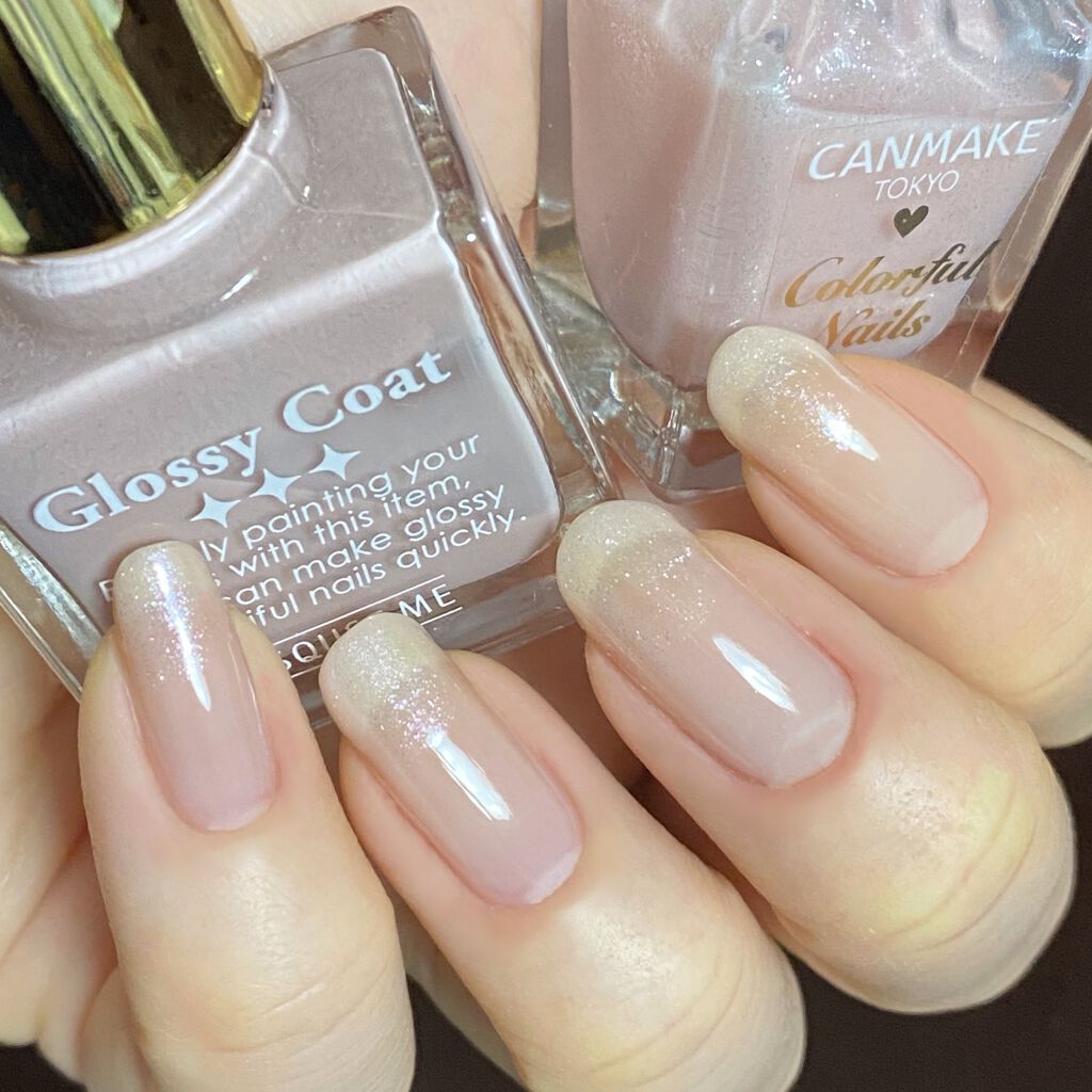 グロッシーコート/スキューズミー/オールインワンネイルを使ったクチコミ（1枚目）