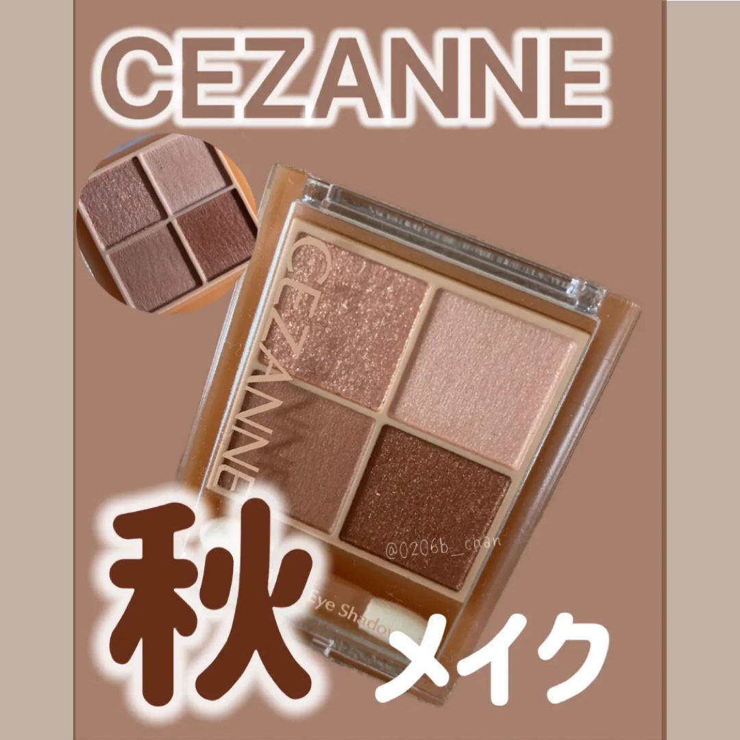 ベージュトーンアイシャドウ/CEZANNE/アイシャドウパレットを使ったクチコミ（1枚目）
