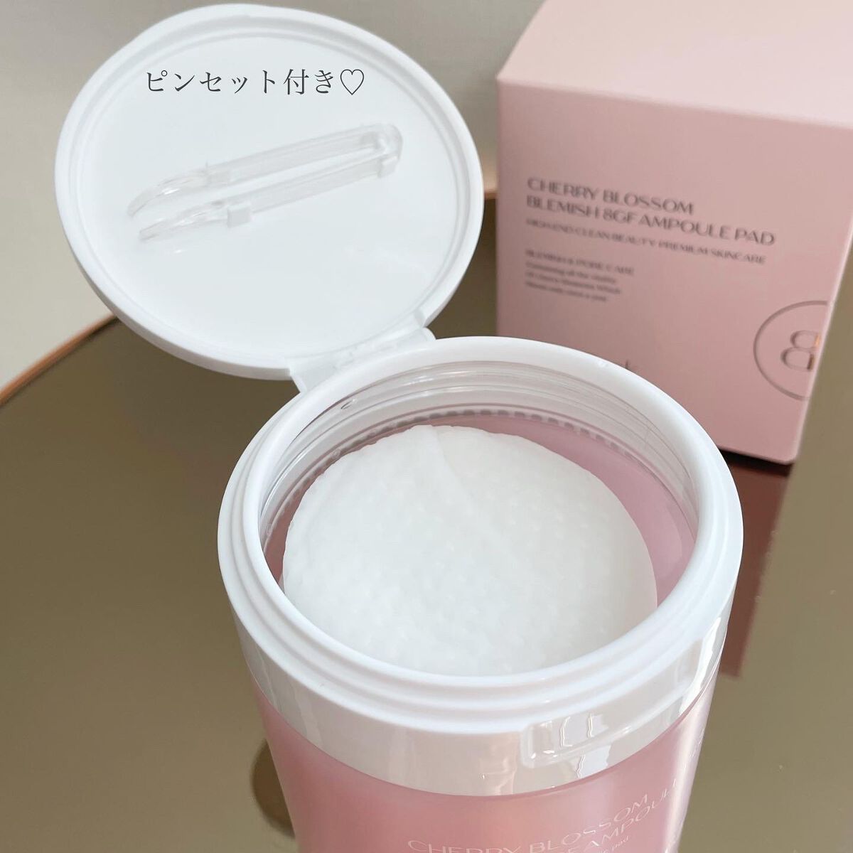 チェリーブロッサム ブレミッシュ 8GF アンプルパッド/Bring Back/トナーパッドを使ったクチコミ(3枚目)