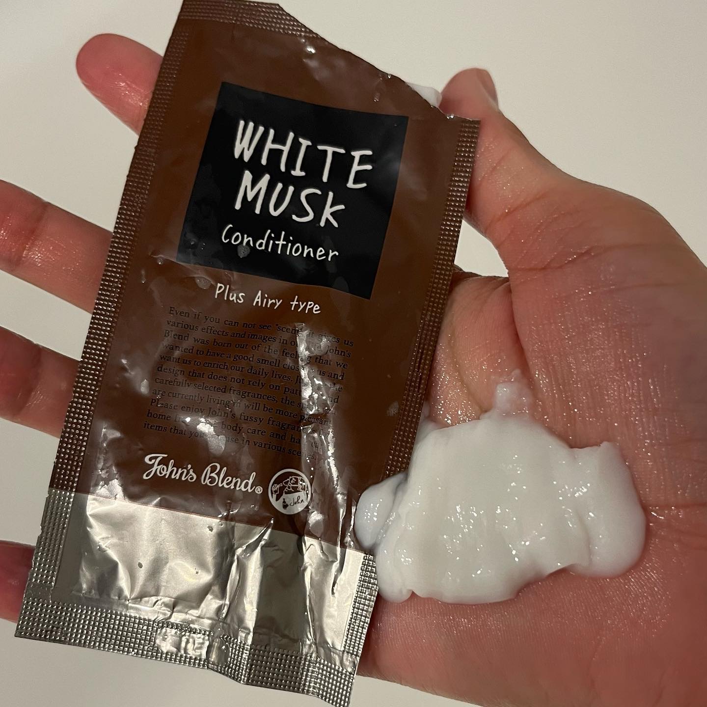 ホワイトムスク シャンプー／コンディショナー/John's Blend/市販シャンプーを使ったクチコミ（3枚目）