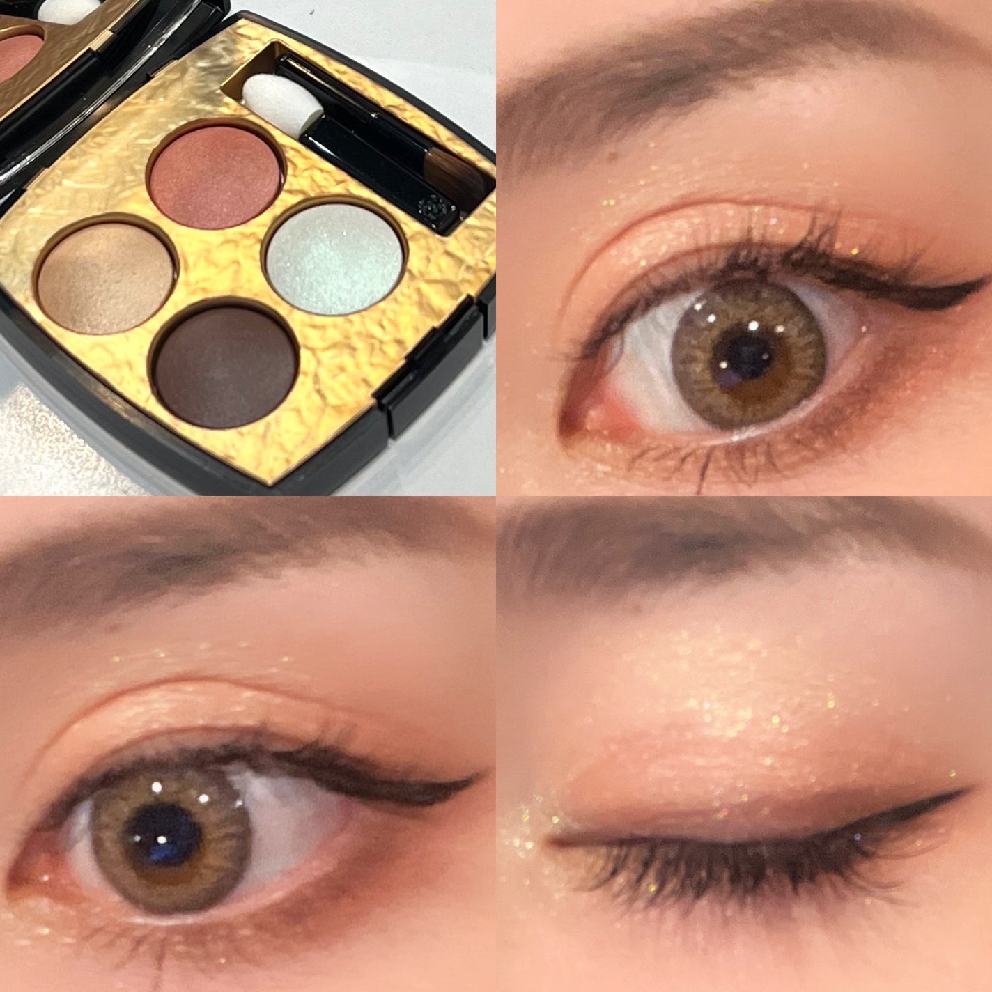 レ キャトル オンブル ビザンス /CHANEL/アイシャドウパレットを使ったクチコミ(6枚目)