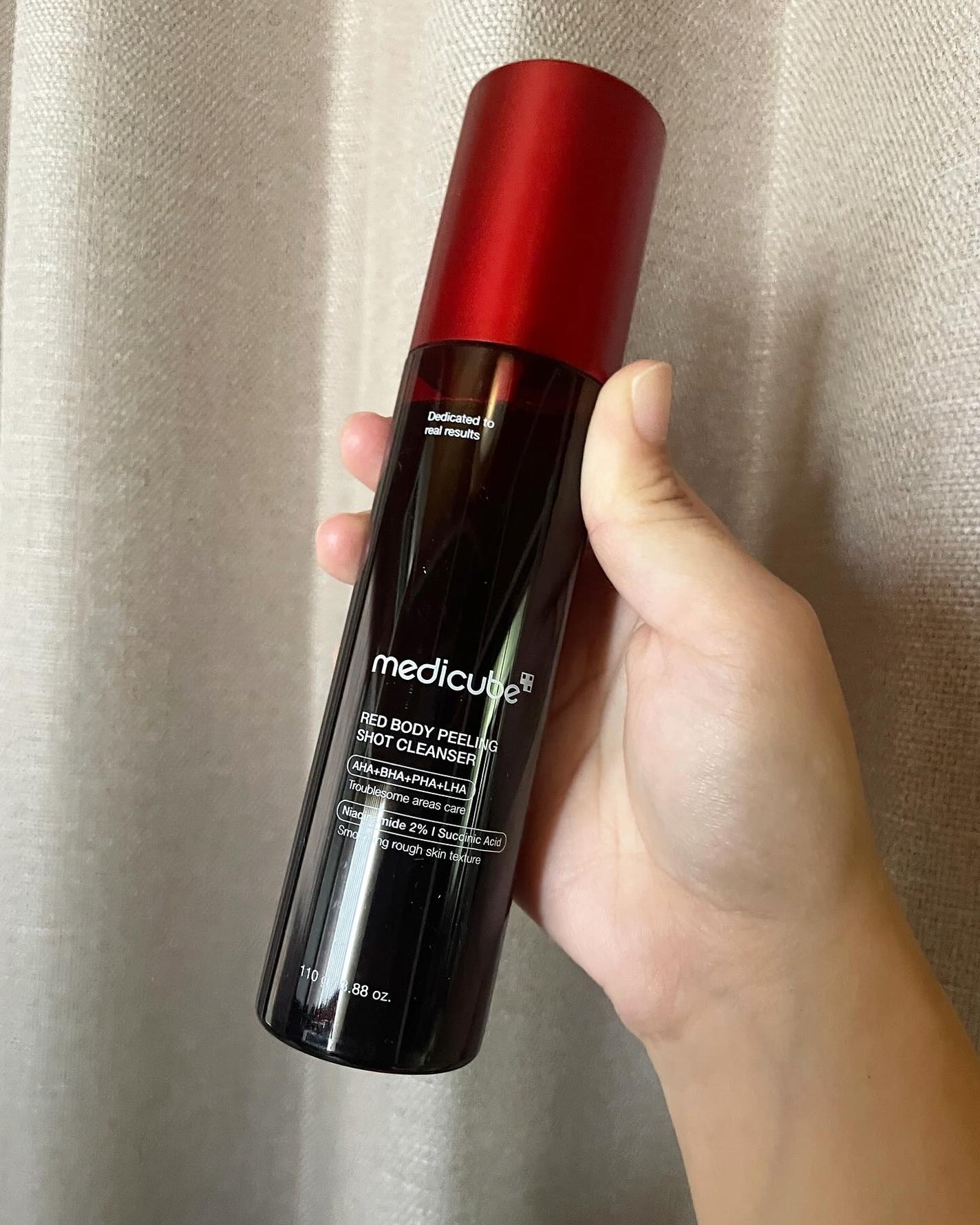 レッドアクネ ボディピーリングショット/MEDICUBE/ピーリングを使ったクチコミ(2枚目)