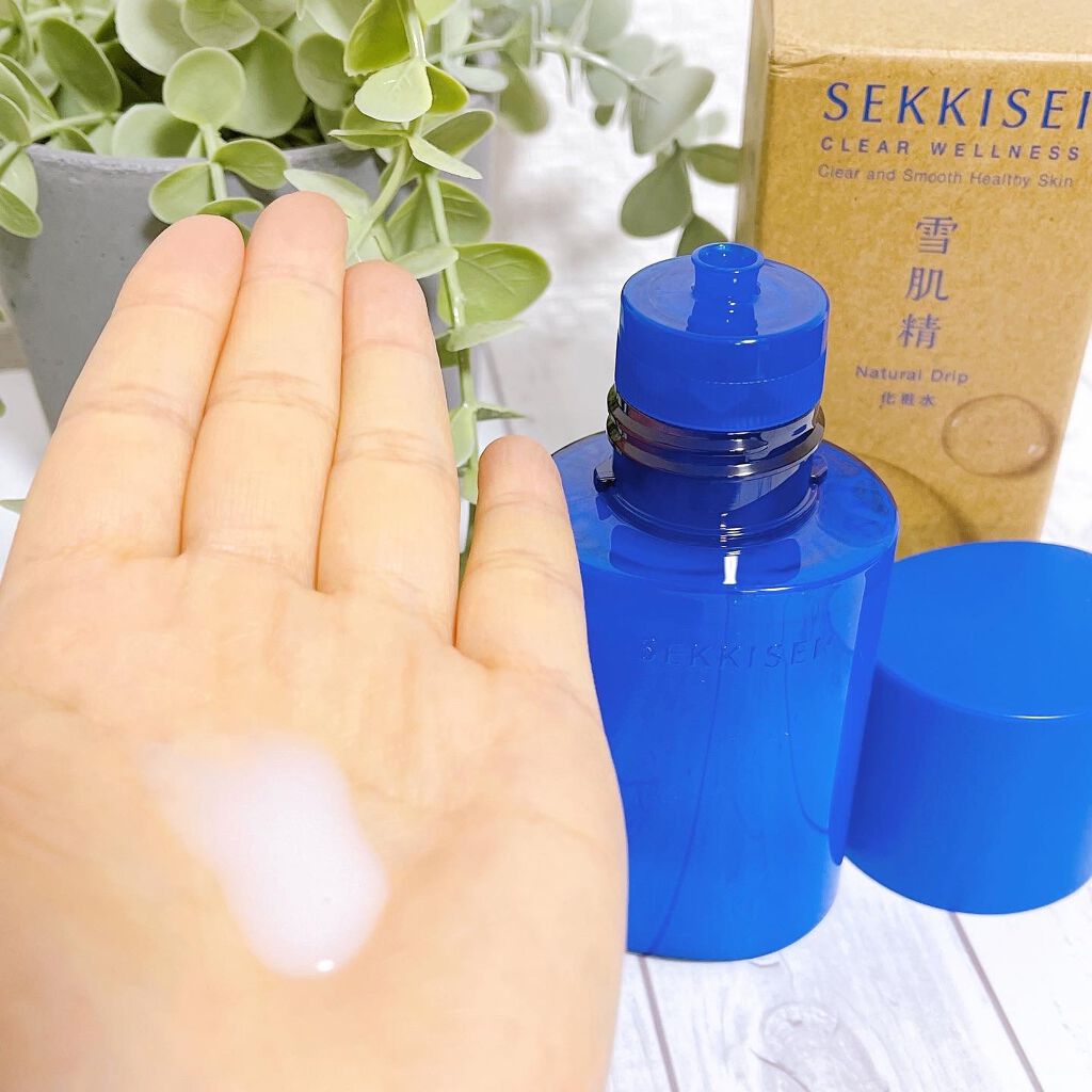 クリアウェルネス ナチュラル ドリップ/雪肌精/化粧水を使ったクチコミ(4枚目)