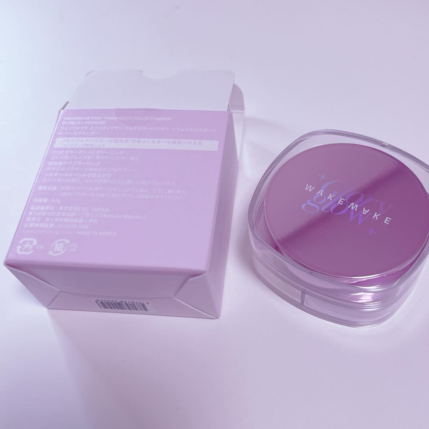 ステイフィクサーマルチカラーパウダー/wakemake/ルースパウダーを使ったクチコミ（2枚目）