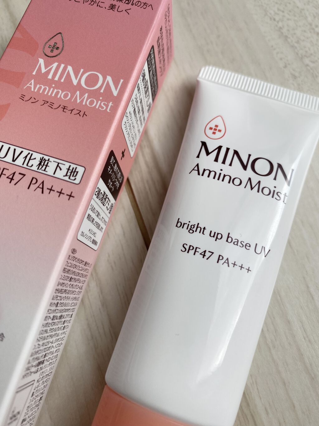 ミノン アミノモイスト ブライトアップベース UV/ミノン/化粧下地を使ったクチコミ（2枚目）