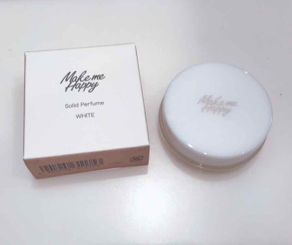 メイクミーハッピー ソリッドパフューム WHITE/キャンメイク/練り香水を使ったクチコミ（1枚目）