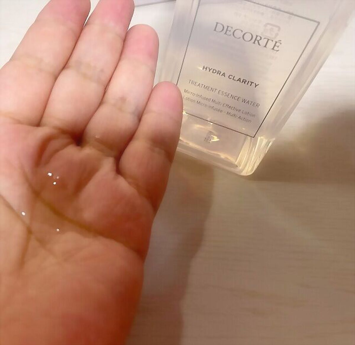 イドラクラリティ 薬用 トリートメント エッセンス ウォーター/DECORTÉ/化粧水を使ったクチコミ(3枚目)