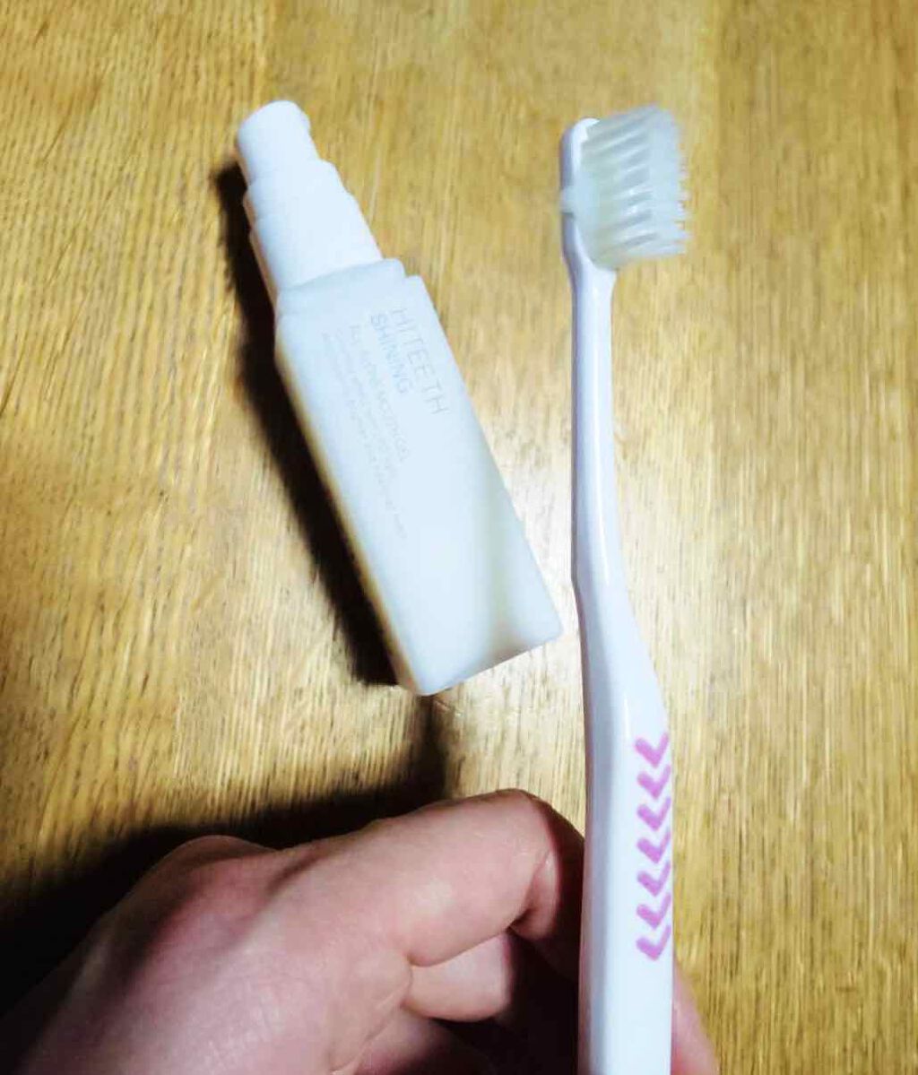 HITEETH ALL IN ONE MOUTH GEL SHINING LEDライト付き/R&/その他オーラルケアを使ったクチコミ(4枚目)