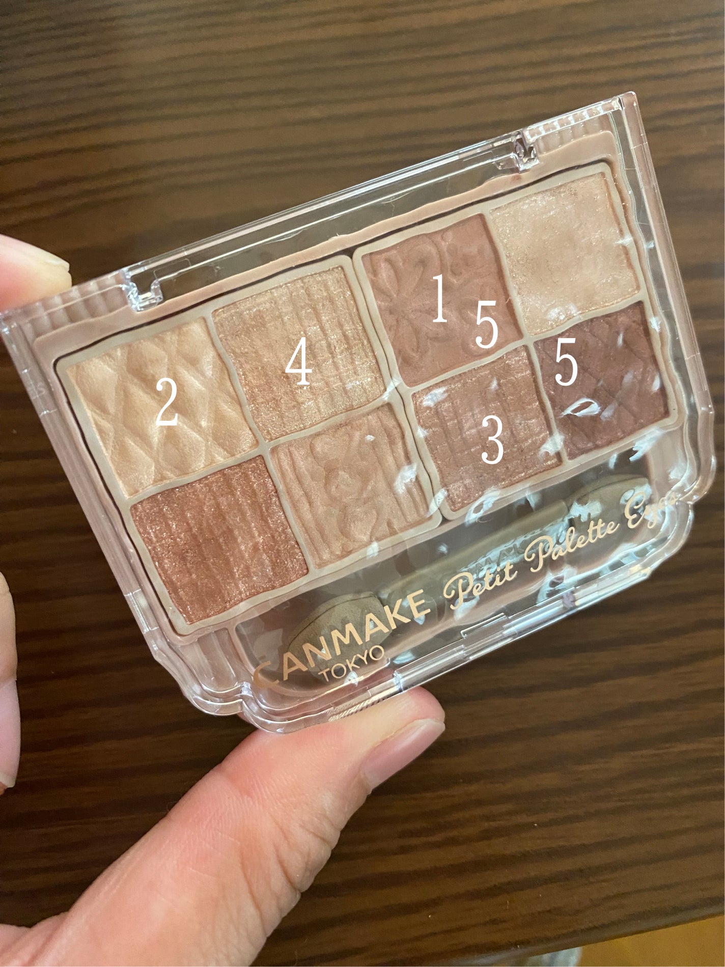 プティパレットアイズ/キャンメイク/パウダーアイシャドウを使ったクチコミ(2枚目)