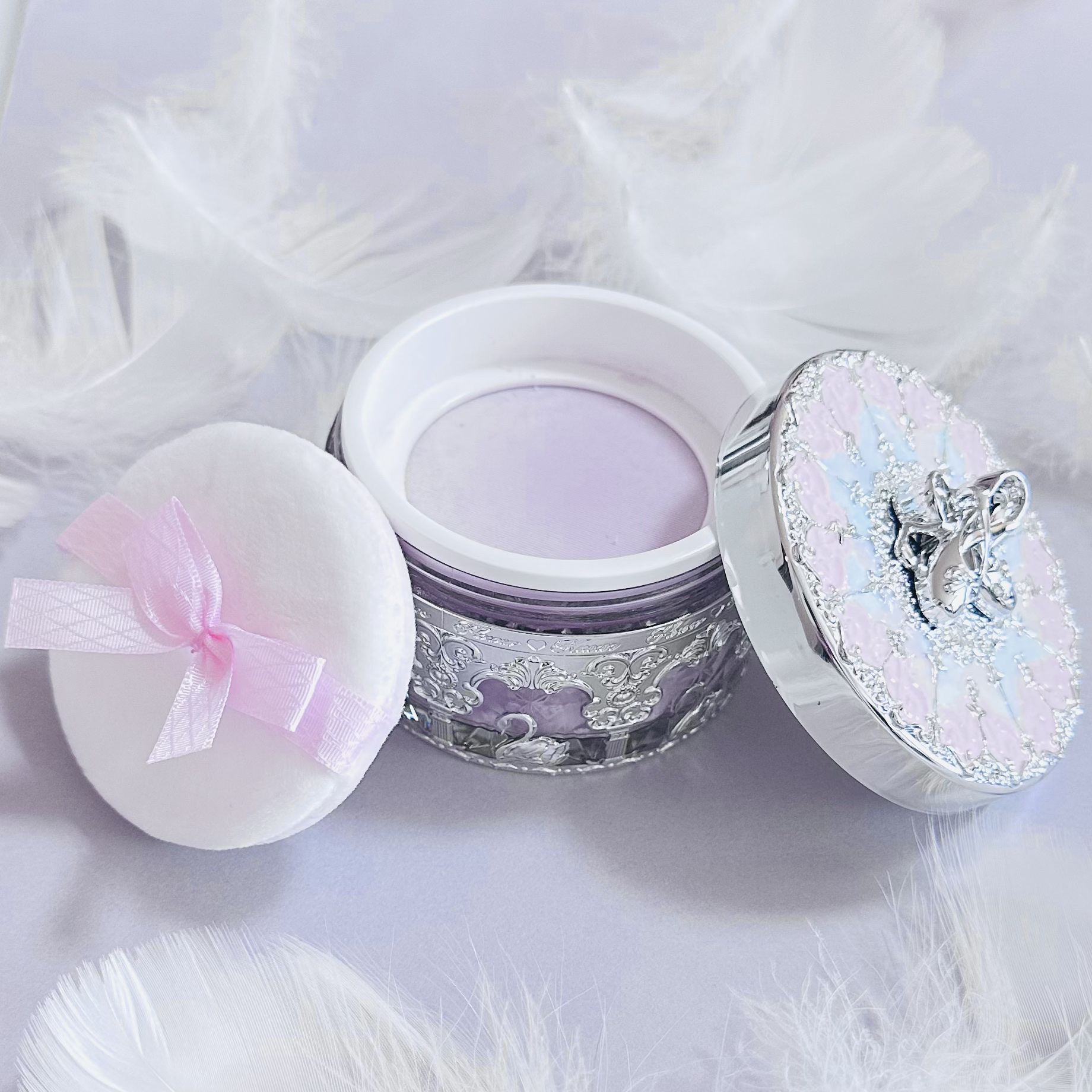 スワンバレエシリーズ ミュージックボックスルースセッティングパウダー/FlowerKnows/ルースパウダーを使ったクチコミ（3枚目）