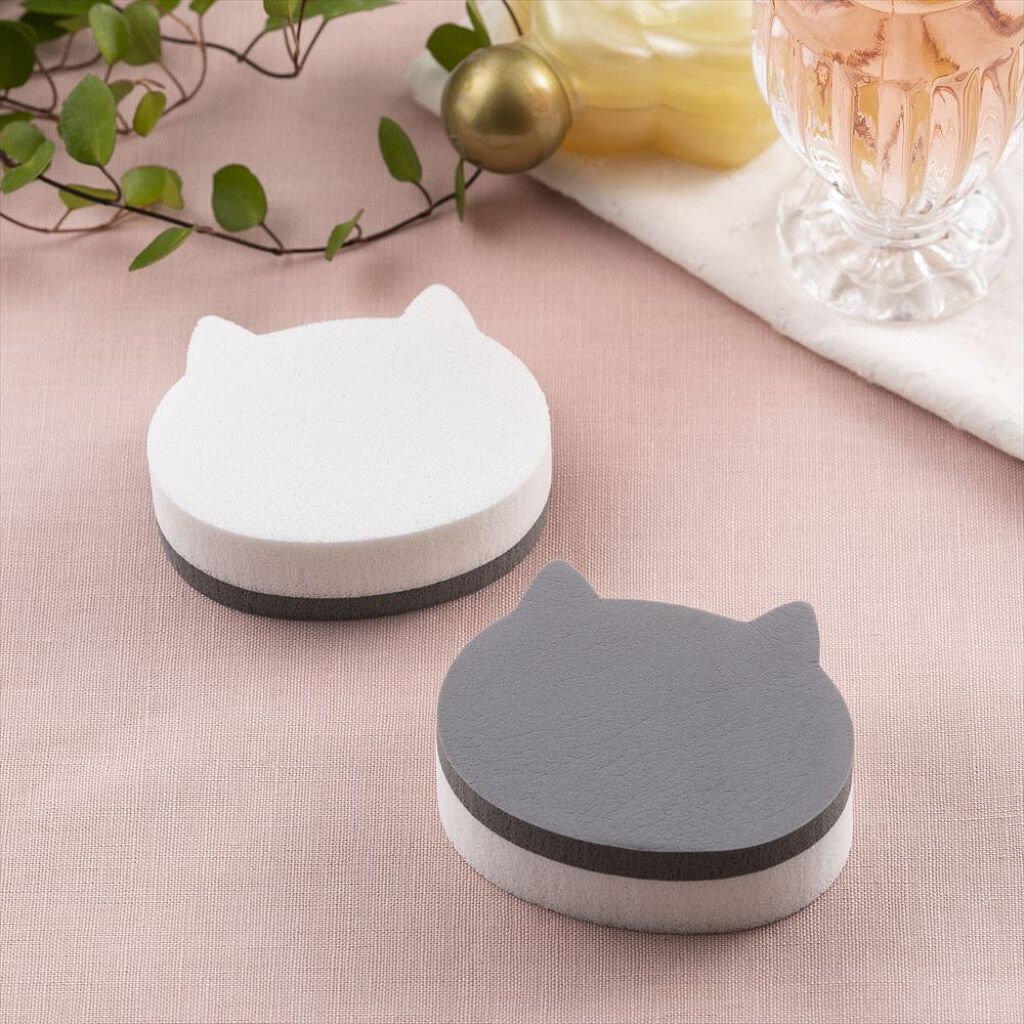 Nyarming　ねこのパフ / 貝印