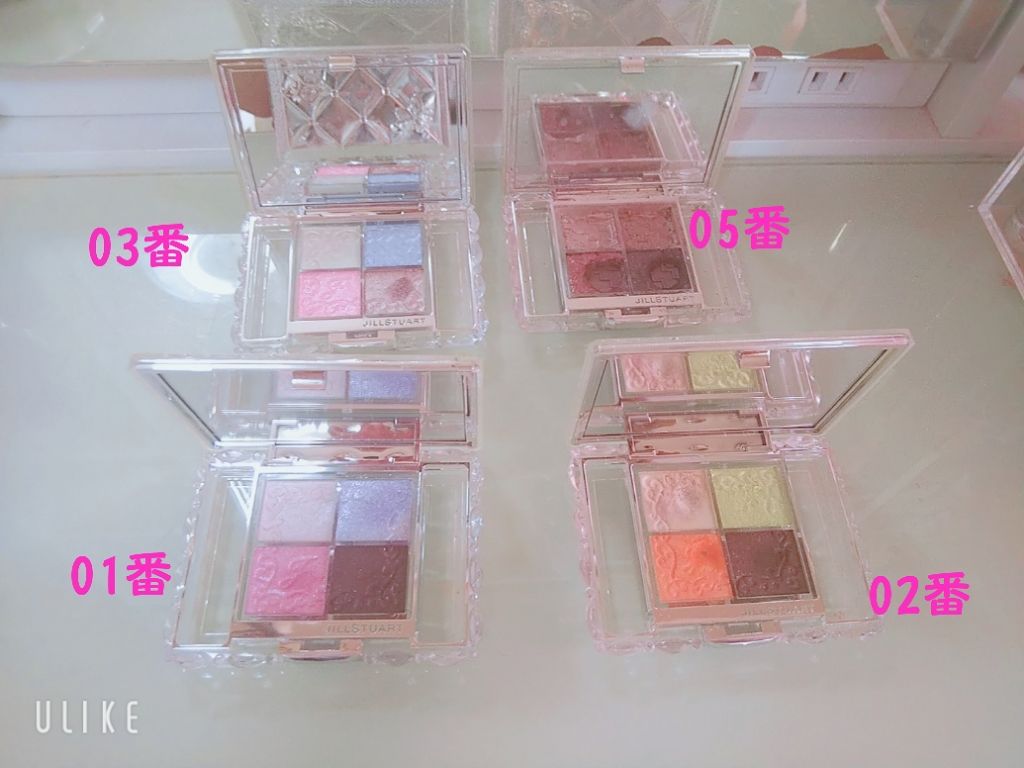 リボンクチュール アイズ/JILL STUART/アイシャドウパレットを使ったクチコミ（2枚目）