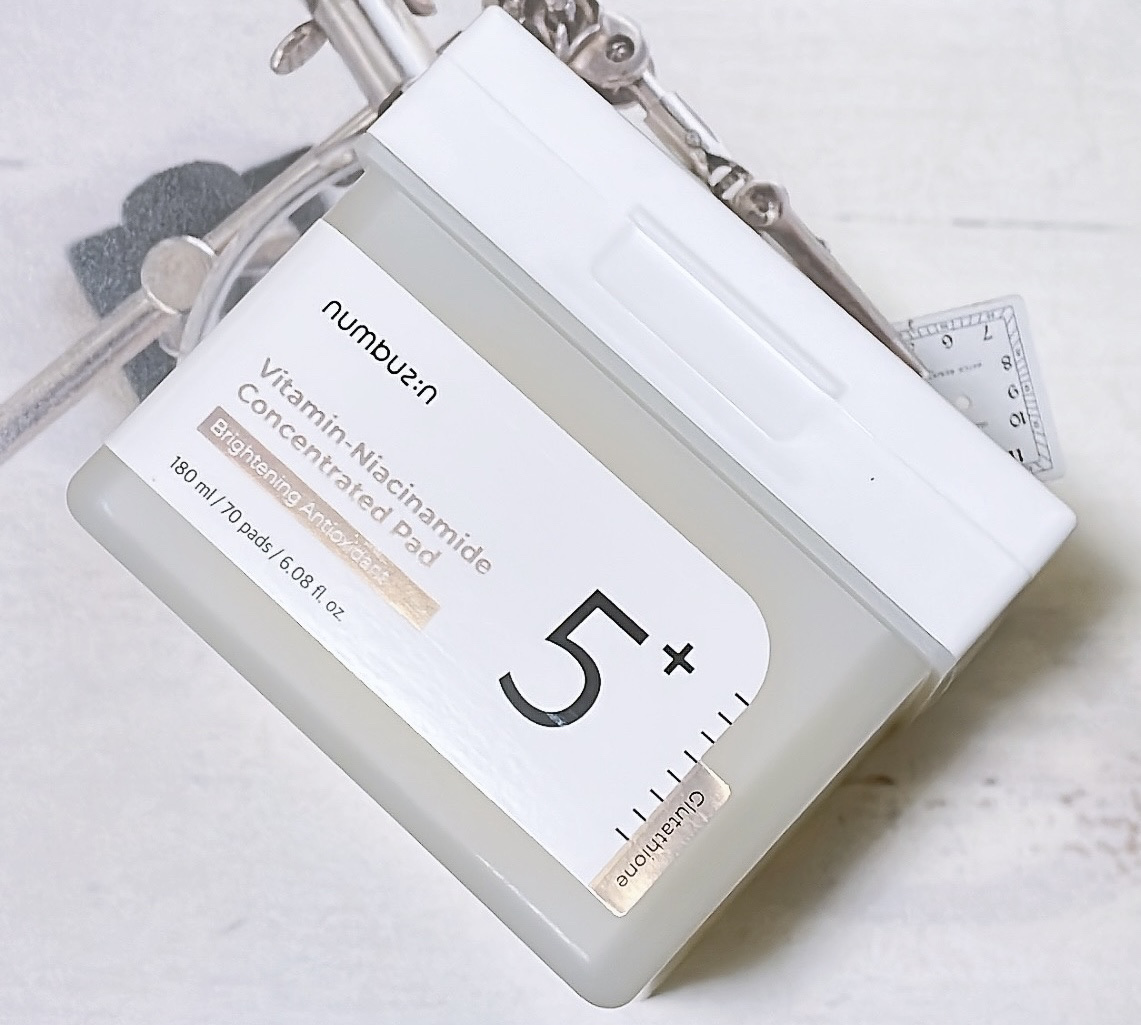 5番 白玉グルタチオンＣフィルムパッド/numbuzin/トナーパッドを使ったクチコミ（2枚目）