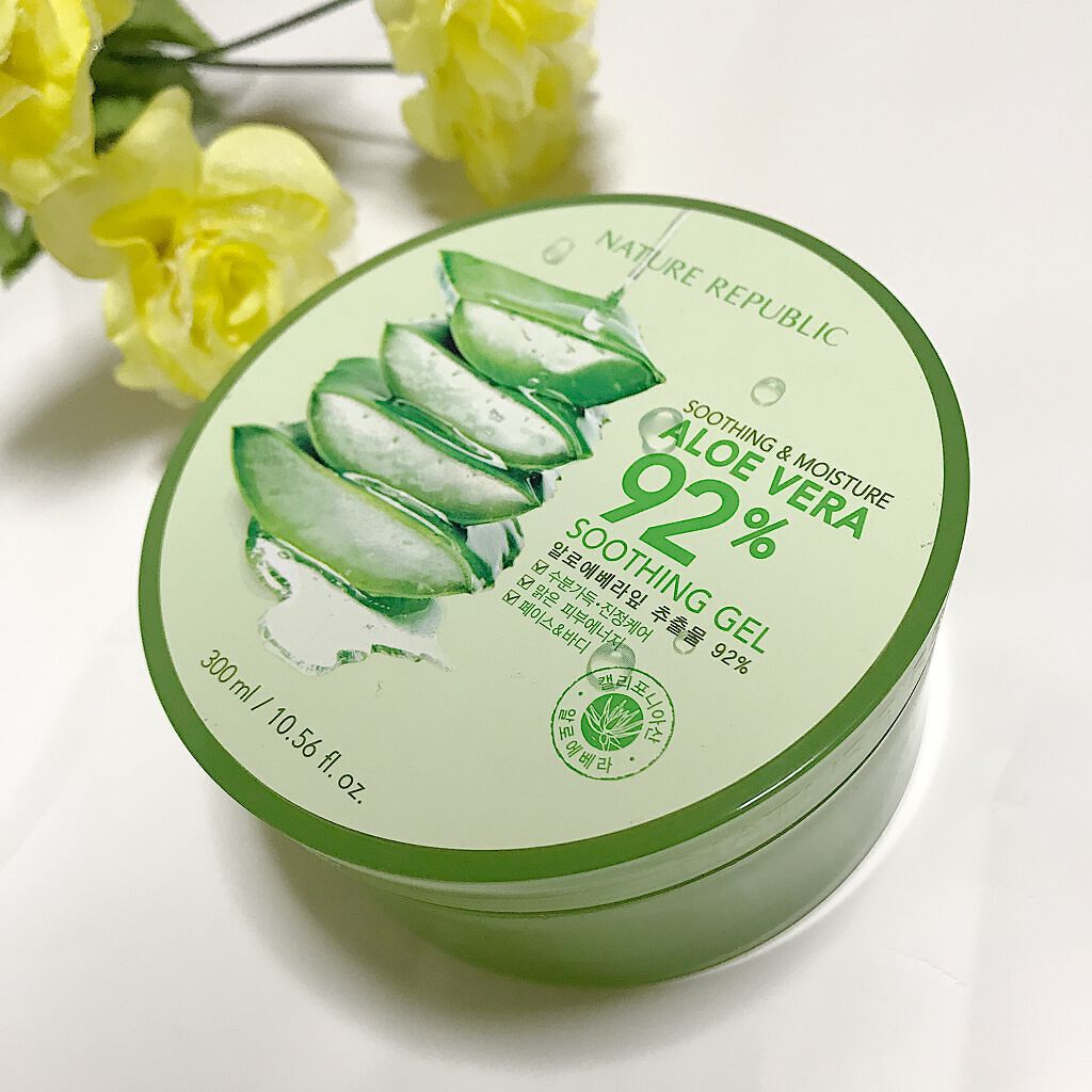 マイルド&モイスチャーアロエジェル/ネイチャーリパブリック/ボディローションを使ったクチコミ(1枚目)