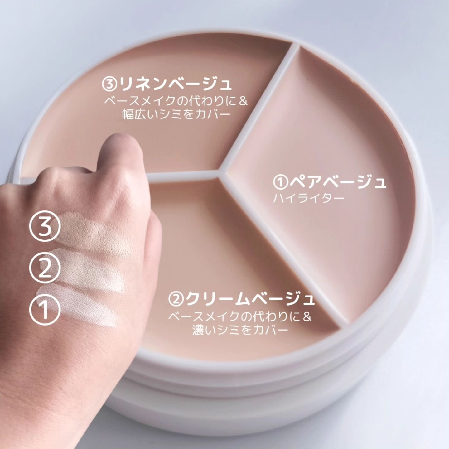 カバーアッププロコンシーラー/TFIT/パレットコンシーラーを使ったクチコミ（2枚目）