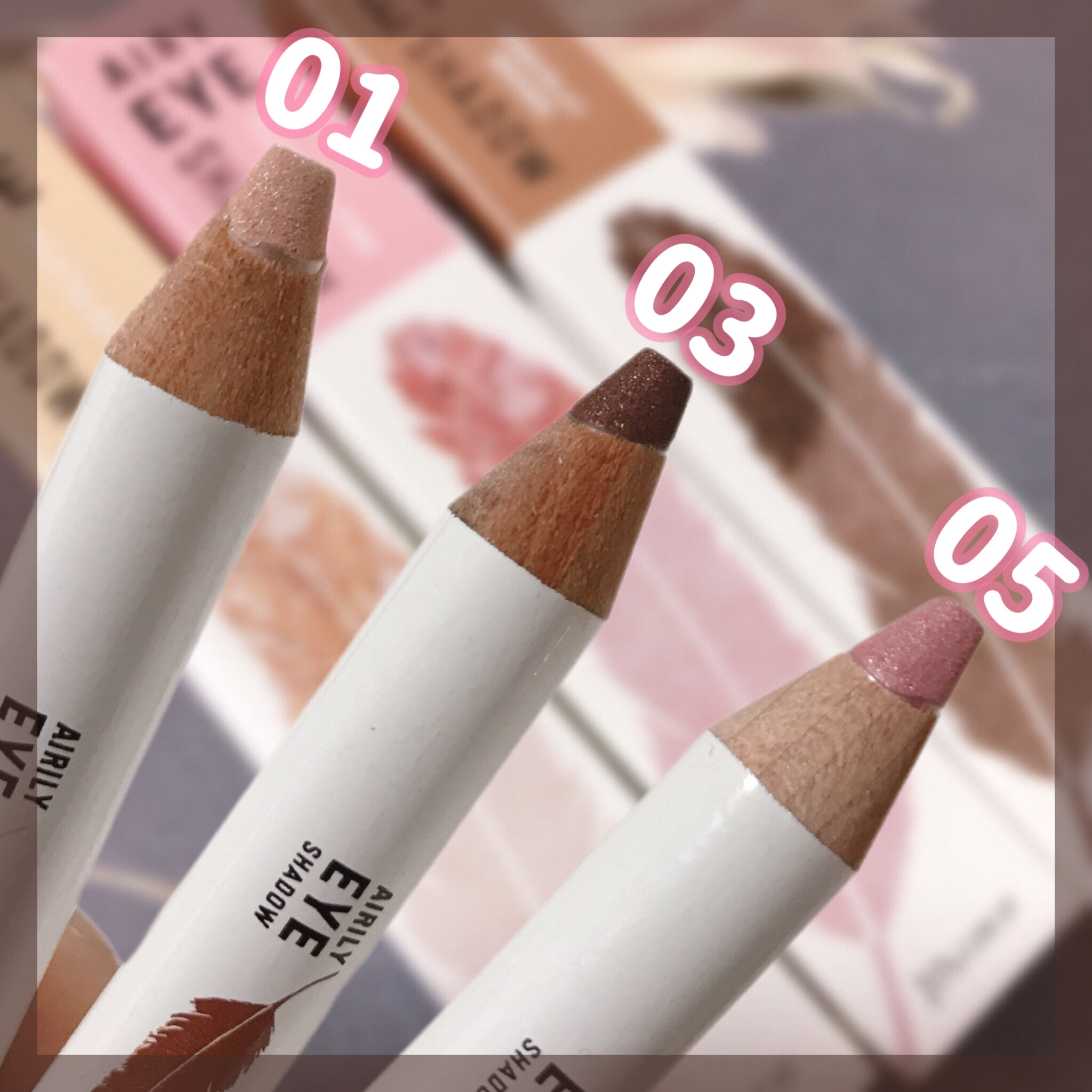 ジョイココ エアリーアイシャドウ ジョイココ エアリーアイシャドウ専用シャープナー/Joy.coco(ジョイココ)/単色アイシャドウを使ったクチコミ（2枚目）