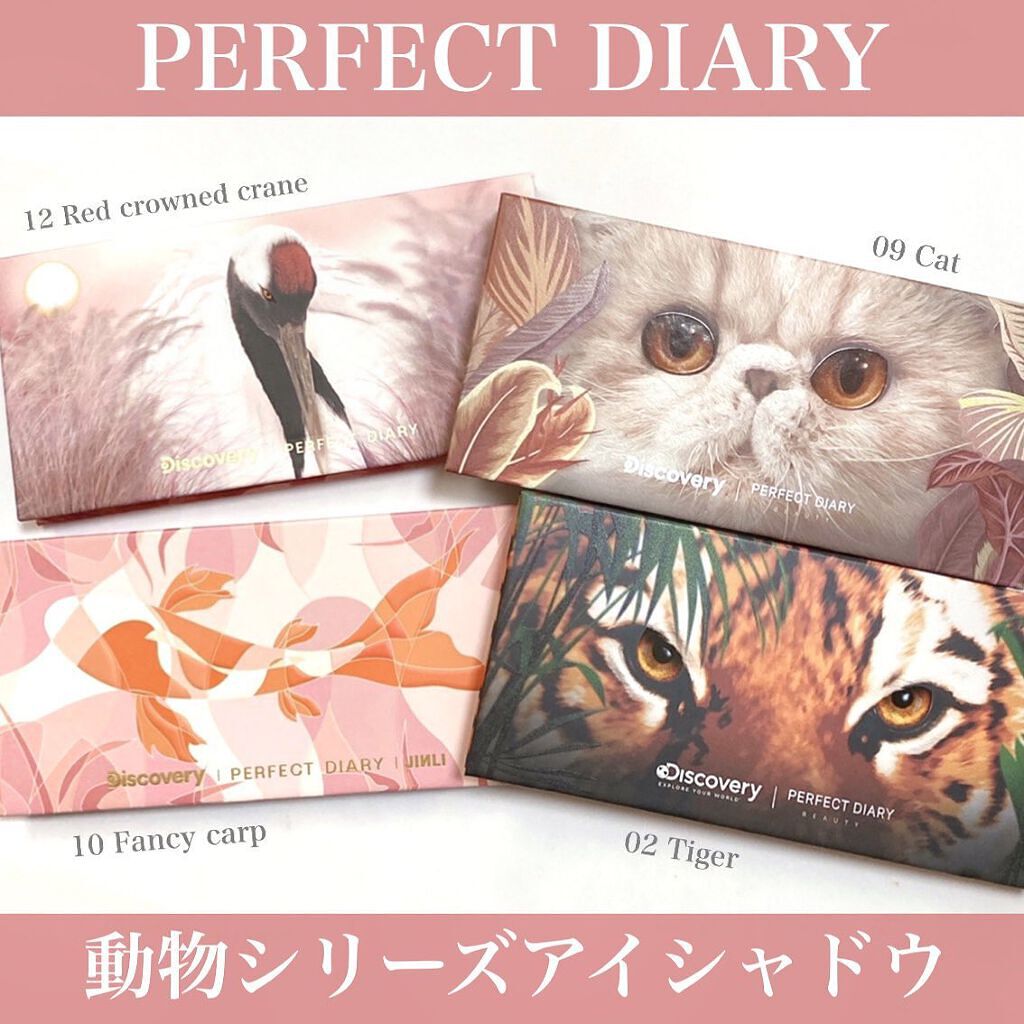 エクスプローラ12色 動物アイシャドウパレット/PERFECT DIARY/アイシャドウパレットを使ったクチコミ（1枚目）