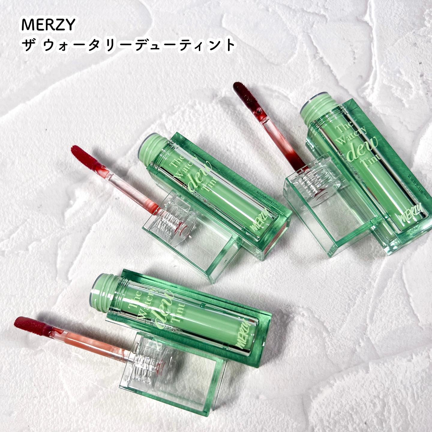 ザ ウォータリー デュー ティント シーズン3 WD13. ソウルオブローズ/MERZY/リップティントを使ったクチコミ（2枚目）