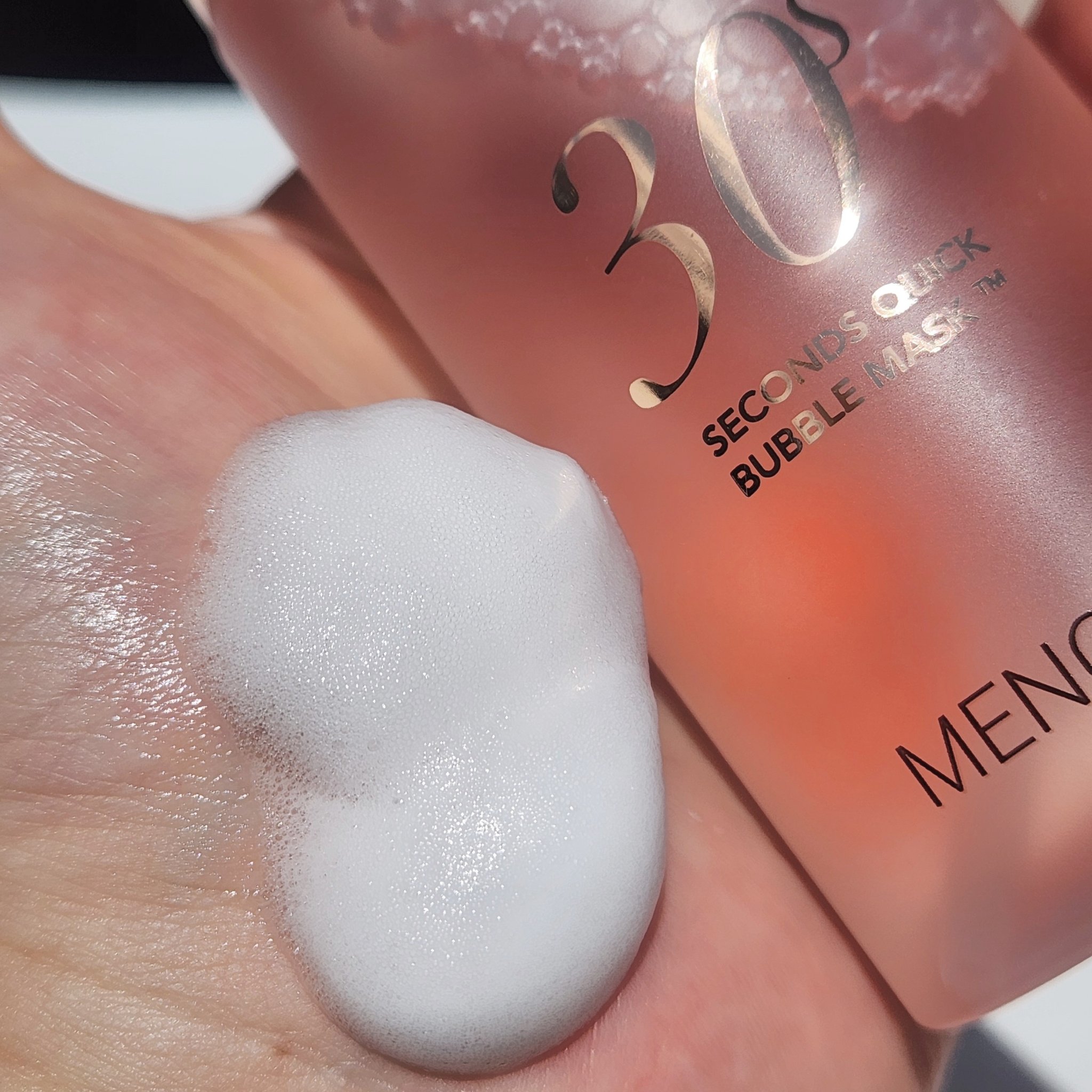 30秒クイックバブルマスク95ml リフト/MENOKIN/シートマスク・パックを使ったクチコミ（3枚目）