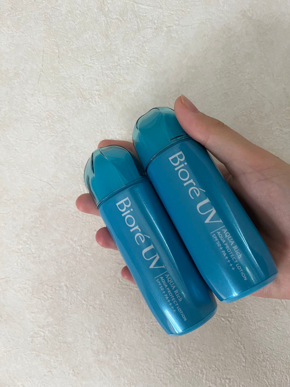 ビオレUV アクアリッチ アクアプロテクトローション(水層パック)/ビオレ/日焼け止めローションを使ったクチコミ(2枚目)