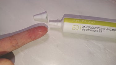 Ampulogy E01 角質管理アンプルのクチコミ「アンプロジー CA (角質アンプル)を株式会社帝美様より頂いたので、使ってみました！

最初、.....」（2枚目）