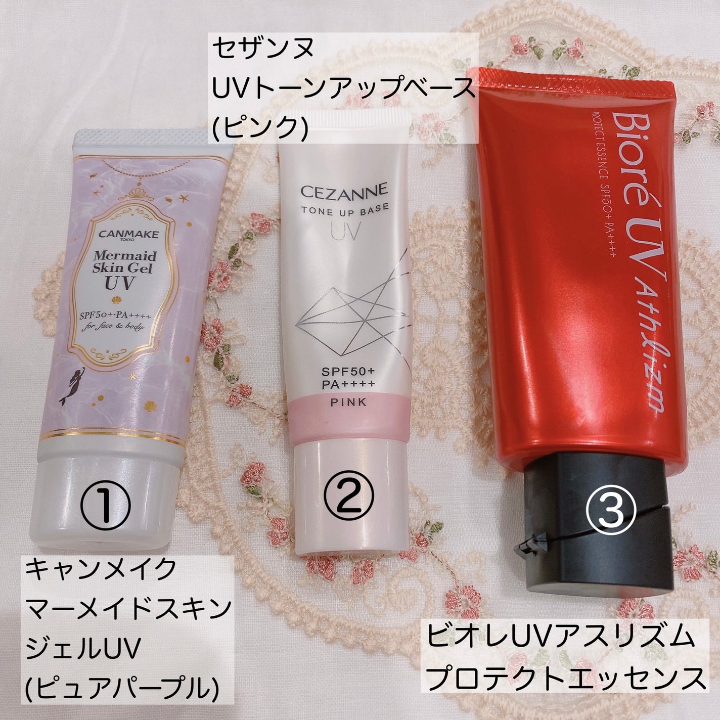 マーメイドスキンジェルUV/キャンメイク/日焼け止めジェルを使ったクチコミ(2枚目)