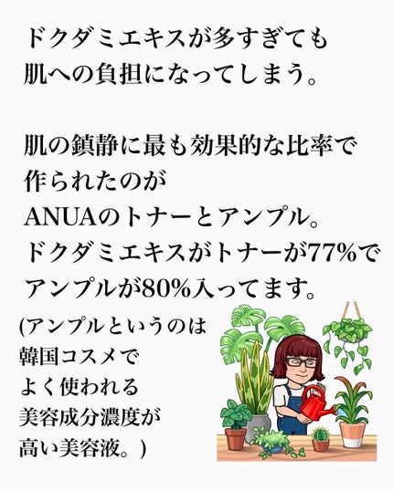 ドクダミ 77 スージングトナー/Anua/化粧水を使ったクチコミ(3枚目)