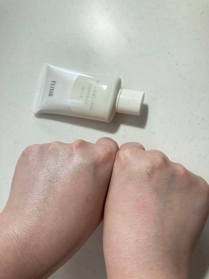 エリクシール ルフレ バランシング おしろいミルク/エリクシール/乳液を使ったクチコミ(5枚目)