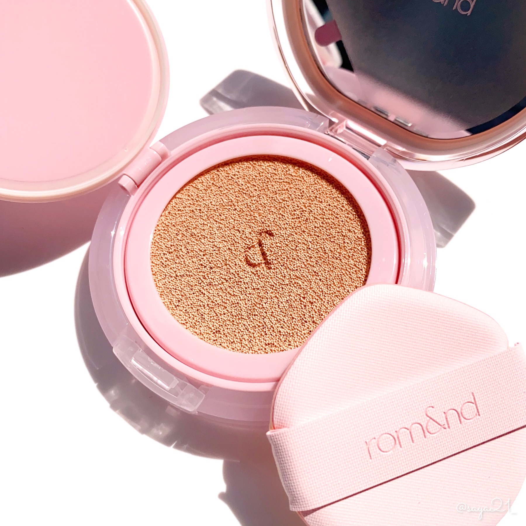 ブルームインカバーフィットクッション/rom&nd/クッションファンデーションを使ったクチコミ（1枚目）