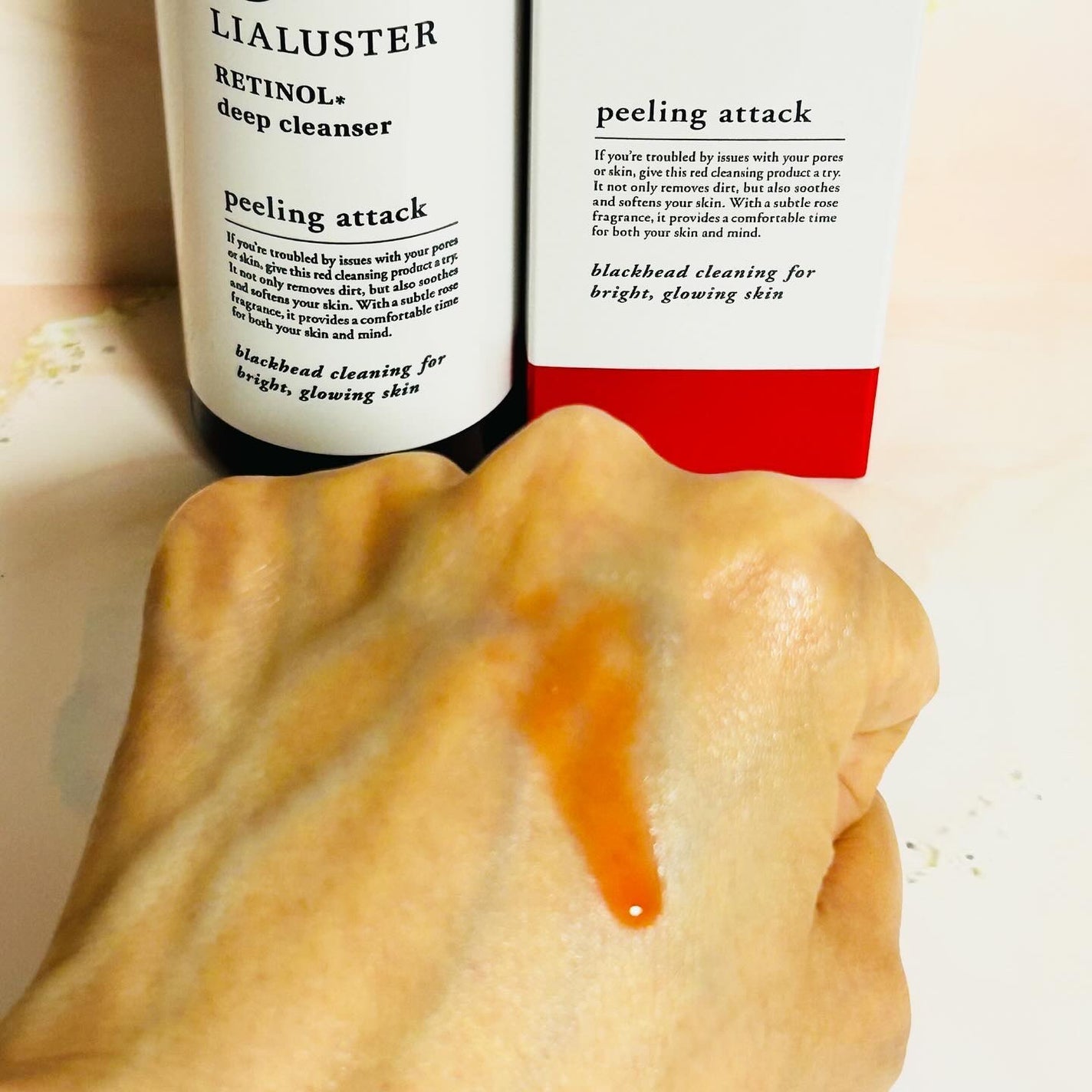 レチノールディープクレンザー/LIALUSTER/その他洗顔料を使ったクチコミ(2枚目)