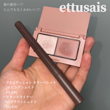 アイエディション(カラーパレット)/ettusais/アイシャドウパレットを使ったクチコミ（2枚目）