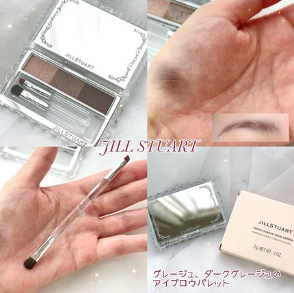 ジルスチュアート ブルームニュアンスブロウパレット 02 greige bloom/JILL STUART/パウダーアイブロウを使ったクチコミ(1枚目)