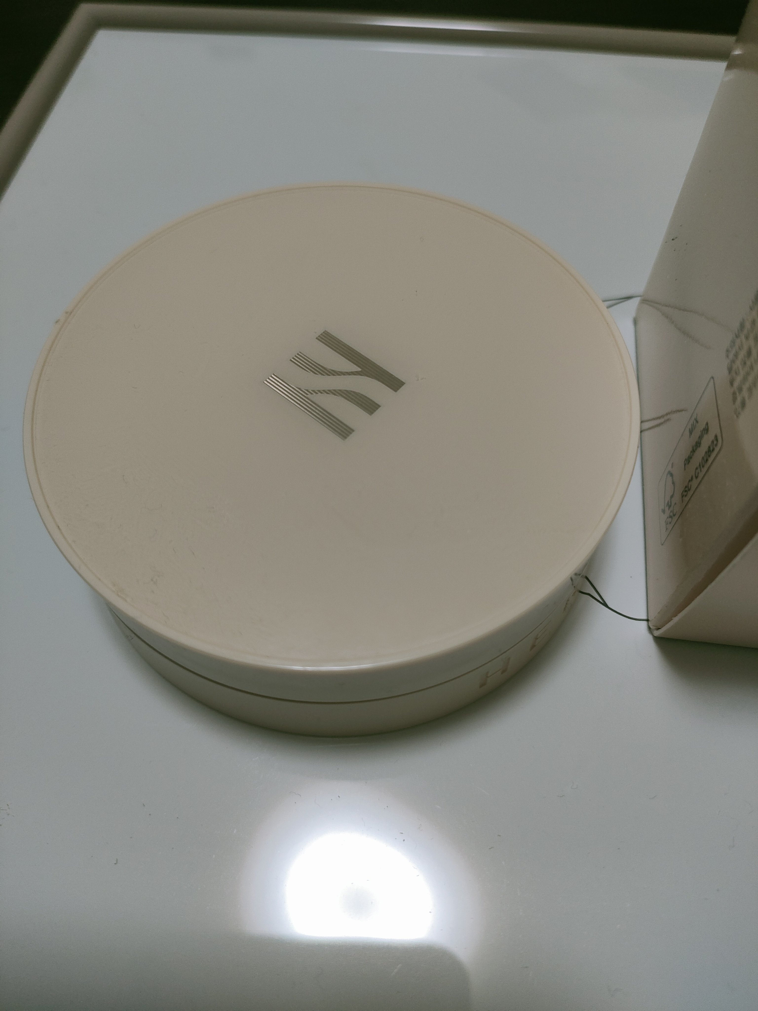 スキン ラディアント グロウ クッション/HERA/クッションファンデーションを使ったクチコミ（2枚目）