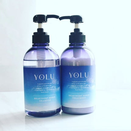 カームナイトリペアシャンプー/トリートメント/YOLU/市販シャンプーを使ったクチコミ(1枚目)