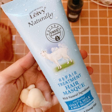 レイヴィー リペアトリートメントヘアマスクゴートミルク/Leivy/ヘアマスク・ヘアパックを使ったクチコミ(6枚目)