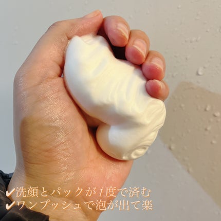 ホットムース フェイシャルウォッシュ アンド パック/skinvill/洗い流すパック・マスクを使ったクチコミ(2枚目)