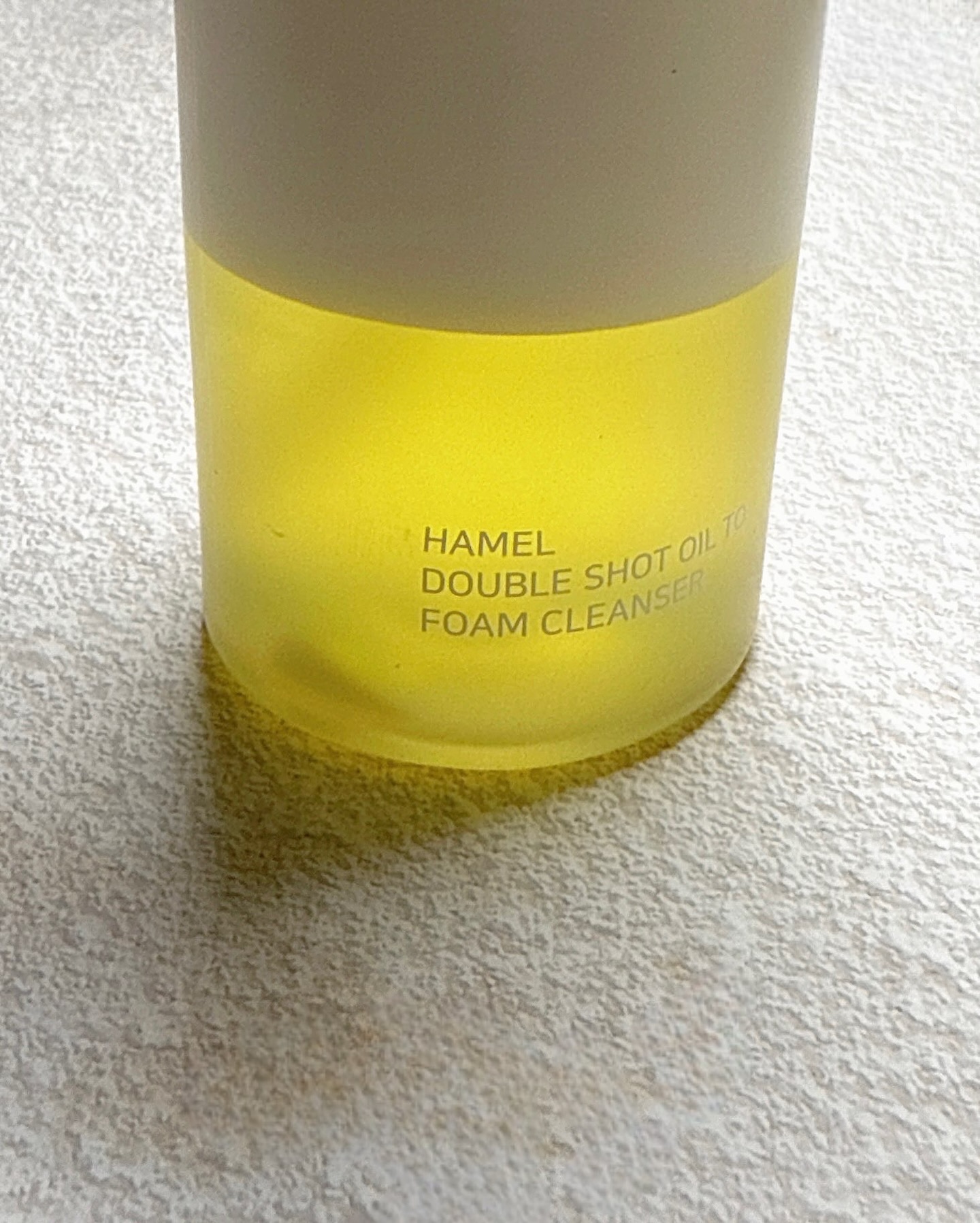ダブルショットオイルトゥーフォームクレンザー/HAMEL/オイルクレンジングを使ったクチコミ（2枚目）